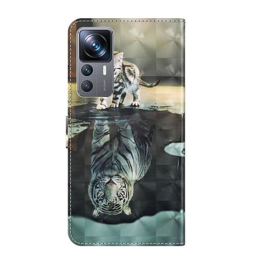 3D Painting Pattern TPU + PU Phone Case
