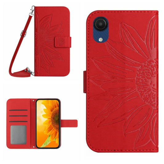 Skin Feel Sun Flower Pattern Flip Leather Phone Case, For Samsung Galaxy A23E, For Samsung Galaxy A30/A20/M10S, For Samsung Galaxy A32 4G, For Samsung Galaxy A32 5G