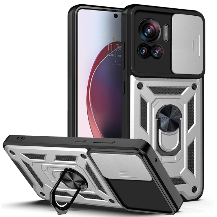 Sliding Camera Cover Design TPU+PC Phone Case