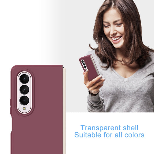 Solid Color PC Coverage Folding Phone Case