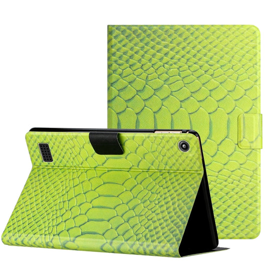 Solid Color Crocodile Texture Leather Tablet Case