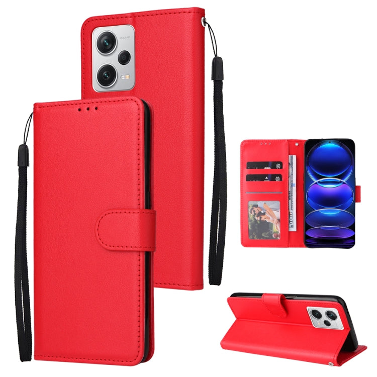 Multifunctional 3 Card Slots Leather Phone Case
