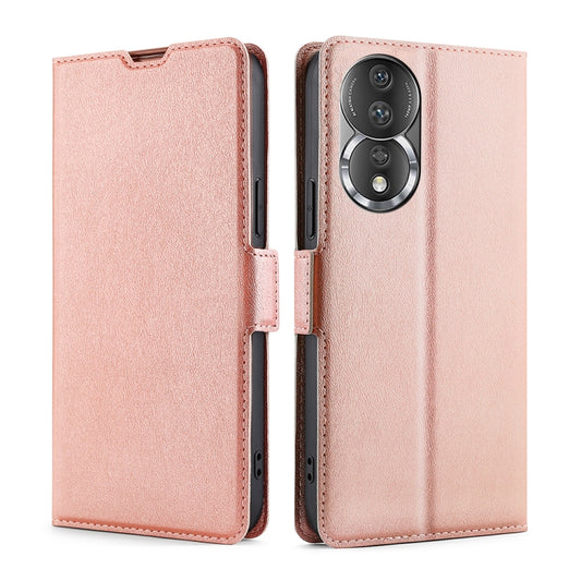 Ultra-thin Voltage Side Buckle Horizontal Flip Leather Phone Case