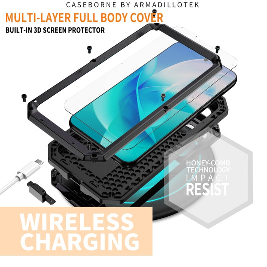R-JUST Sliding Camera Design Waterproof Dustproof Shockproof Phone Case