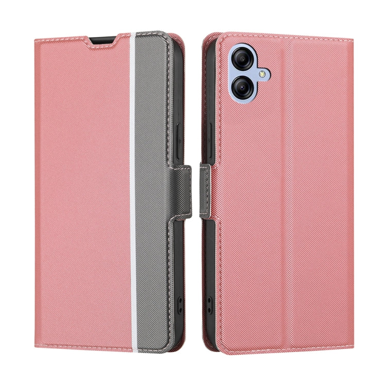 Twill Texture Side Buckle Leather Phone Case