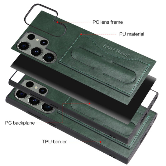 Fierre Shann Full Coverage Protective Leather Phone Case