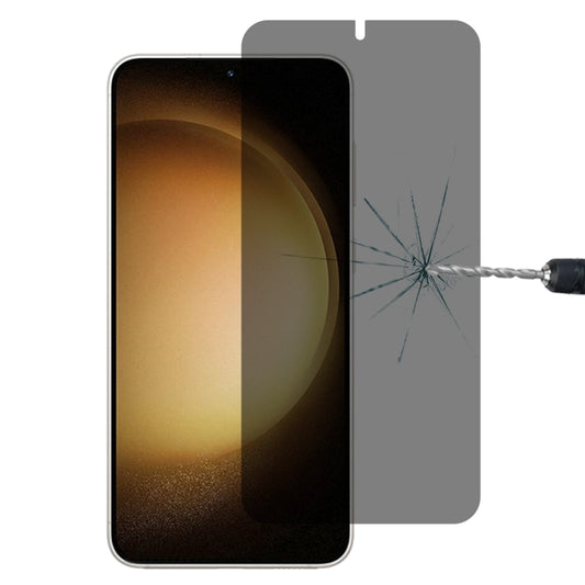 For Samsung Galaxy S23+ 5G Flat Surface Privacy Tempered Glass Film, Support Fingerprint Unlock, For Samsung Galaxy S23+ 5G(1pc)