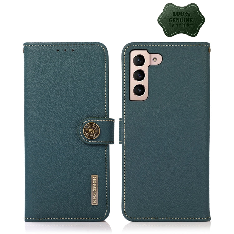 KHAZNEH Custer Genuine Leather RFID Phone Case
