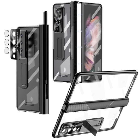 Magnetic Hinges Plating Phone Case with Holder