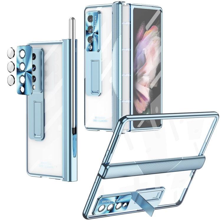Magnetic Hinges Plating Phone Case with Holder