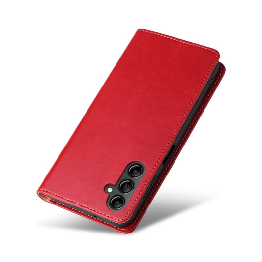 Fierre Shann PU Genuine Leather Texture Leather Phone Case