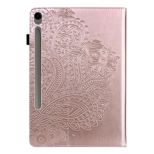 Peacock Embossed Pattern Leather Tablet Case