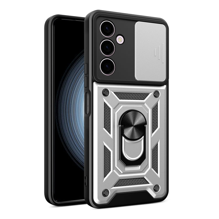 Sliding Camera Cover Design TPU+PC Phone Case