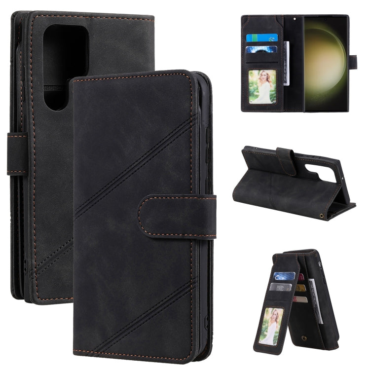Skin Feel Multi-card Wallet Leather Phone Case, For Samsung Galaxy S23 5G, For Samsung Galaxy S23 Ultra 5G
