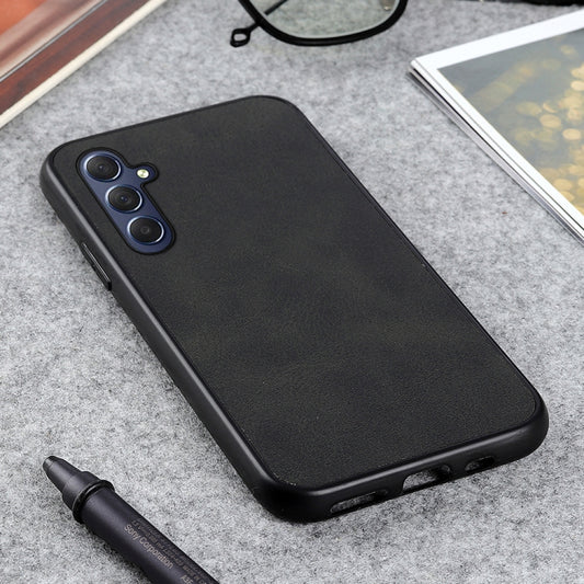Two-color Calf Texture Shockproof Phone Case, For Samsung Galaxy M54 5G