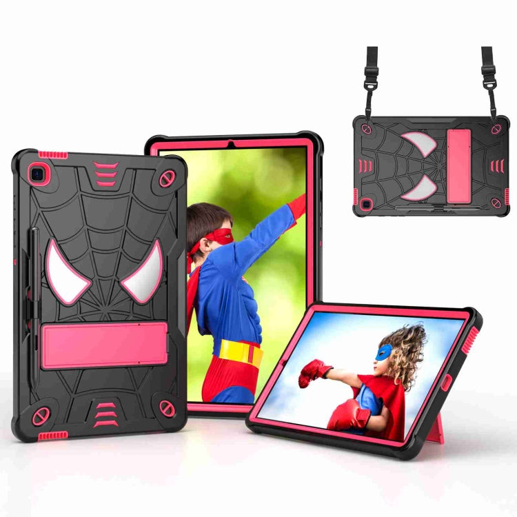 Spider Texture Silicone Hybrid PC Tablet Case with Shoulder Strap
