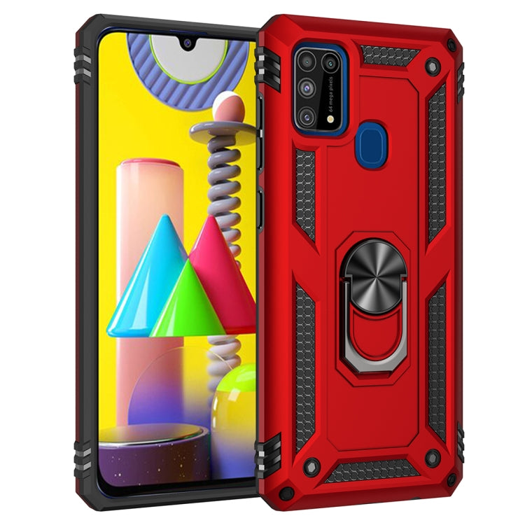 Shockproof TPU + PC Protective Case with 360 Degree Rotating Holder, For Samsung Galaxy J2 Core, For Samsung Galaxy M31