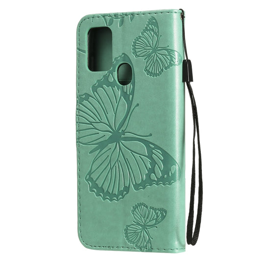 3D Butterflies Embossing Pattern Horizontal Flip Leather Case with Holder & Card Slot & Wallet