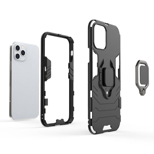 Shockproof PC + TPU Protective Case with Magnetic Ring Holder, For iPhone 12 / 12 Pro, For iPhone 12 Pro Max