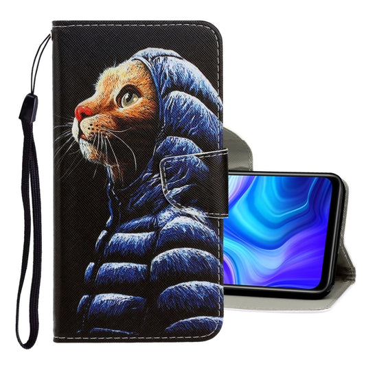3D Colored Drawing Horizontal Flip PU Leather Case with Holder & Card Slots & Wallet