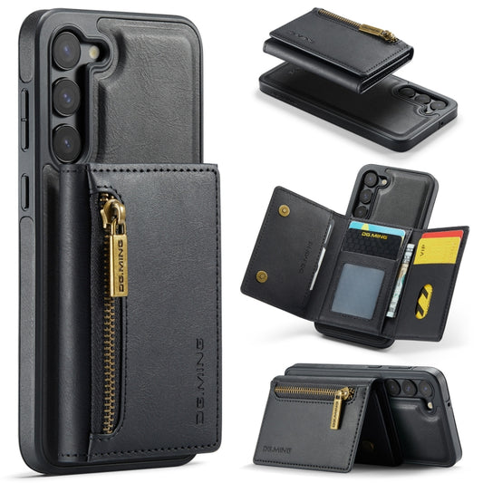 DG.MING M5 Series Zip RFID Multi Card Detachable Leather Phone Case