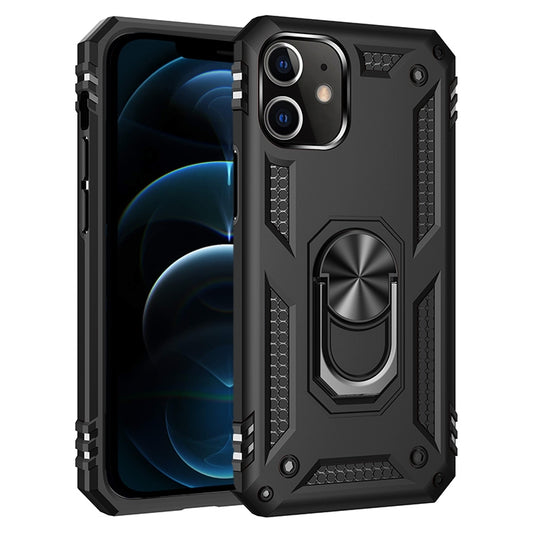 Shockproof TPU + PC Protective Case with 360 Degree Rotating Holder, For iPhone 12 Pro Max, For iPhone 12 / 12 Pro, For iPhone 12 mini, For Xiaomi Redmi 9, For Huawei Y7p / P40 Lite E, For Samsung Galaxy Note20, For Samsung Galaxy Note20 Ultra