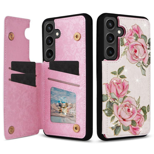 Printed Double Buckle RFID Anti-theft Phone Case