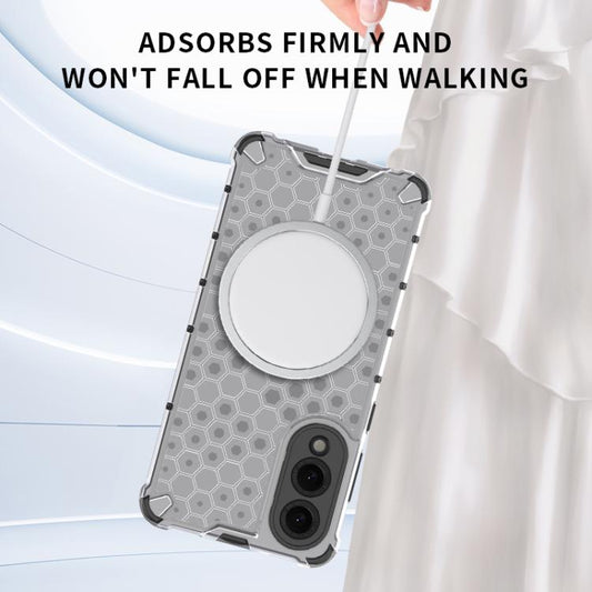 Honeycomb Magnetic Ring Shockproof Phone Case, For Samsung Galaxy S25 Edge 5G, For Samsung Galaxy S25 5G, or Samsung Galaxy S25+ 5G, For Samsung Galaxy S25 Ultra 5G, For Samsung Galaxy S24 Ultra 5G, For Samsung Galaxy S24+ 5G, For Samsung Galaxy S24 5G...