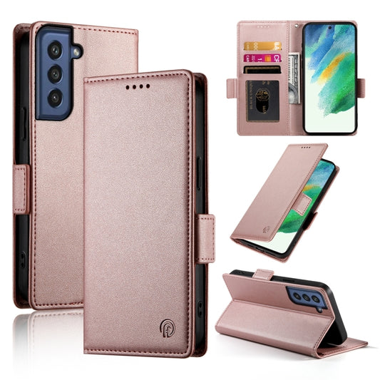 Side Buckle Magnetic Frosted Leather Phone Case