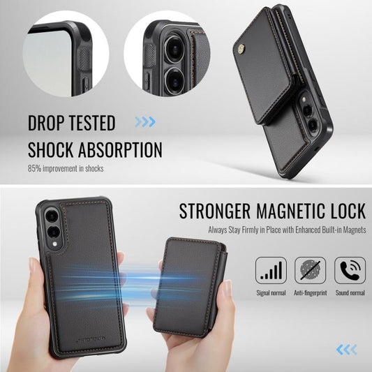 JEEHOOD J05 Business Magnetic Style RFID Leather Phone Case