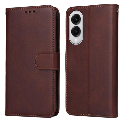 Classic Calf Texture Flip Leather Phone Case