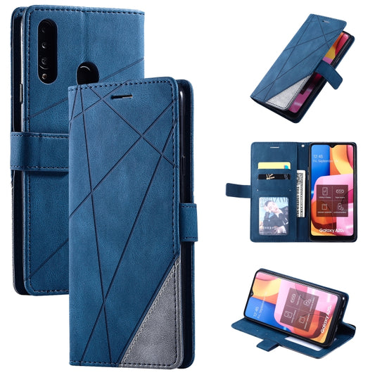 Skin Feel Splicing Horizontal Flip Leather Case with Holder & Card Slots & Wallet & Photo Frame, For Samsung Galaxy A20s, For Samsung Galaxy A70s, For Samsung Galaxy Note 8, For Samsung Galaxy A21s, For Samsung Galaxy Note20 Ultra