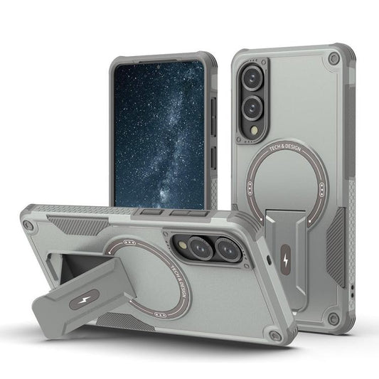 Armor MagSafe Holder PC Hybrid TPU Phone Case