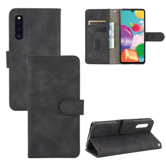 Solid Color Skin Feel Magnetic Buckle Horizontal Flip Calf Texture PU Leather Case with Holder & Card Slots & Wallet, For Samsung Galaxy A41 (Japanese Version), For Samsung Galaxy A51 5G, For Samsung Galaxy A51, For Samsung Galaxy A71 5G