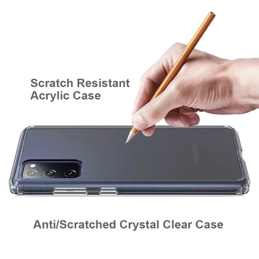 Scratchproof TPU + Acrylic Protective Case, For Samsung Galaxy S20 FE, For Xiaomi Redmi 9A, For Xiaomi Redmi 9C, For Xiaomi Redmi 9