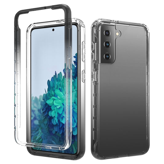 Shockproof High Transparency Two-color Gradual Change PC+TPU Candy Colors Protective Case, For Samsung Galaxy S21 5G