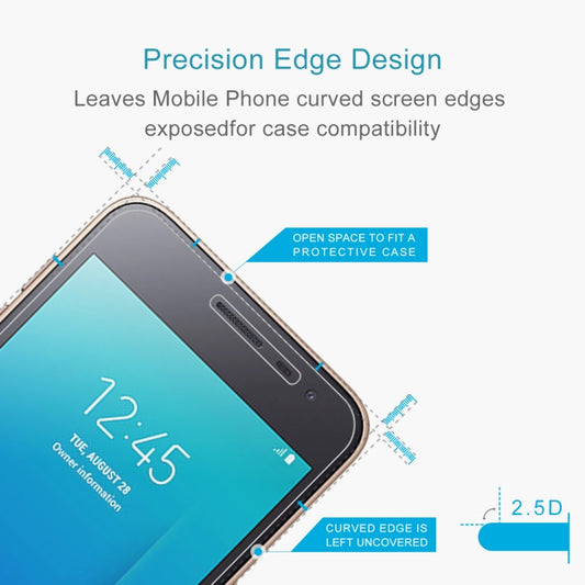 0.26mm 9H 2.5D Explosion-proof Tempered Glass Film for Galaxy J2 Core, For Galaxy J2 Core (1 PCS)