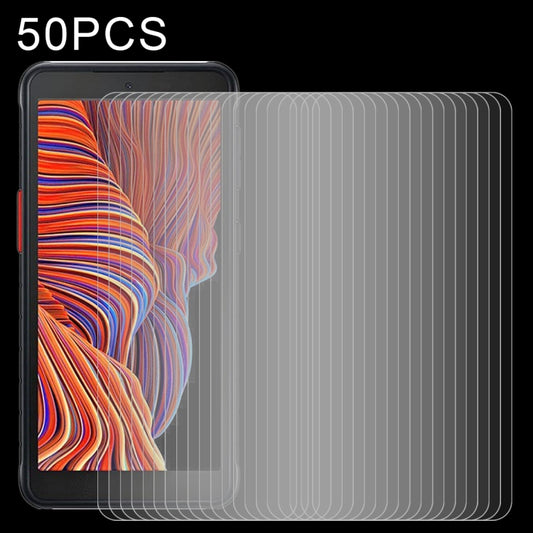 For Samsung Galaxy Xcover 5 50 PCS 0.26mm 9H Surface Hardness 2.5D Explosion-proof Tempered Glass Non-full Screen Film, For Samsung Galaxy Xcover 5 (50 PCS)