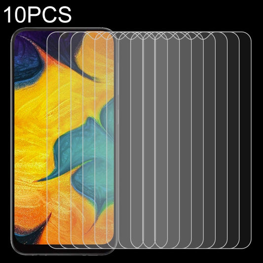 10 PCS 0.26mm 9H 2.5D Tempered Glass Film for Galaxy A30 / A30 JP, For Galaxy A30 (10 PCS)