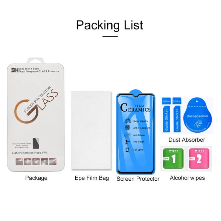 2.5D Full Glue Full Cover Ceramics Film for Galaxy M20, For Galaxy M20 (1 PC)