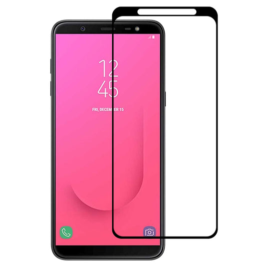 Full Glue Full Cover Screen Protector Tempered Glass film for Galaxy J8 (2018), For Galaxy J8 (2018)