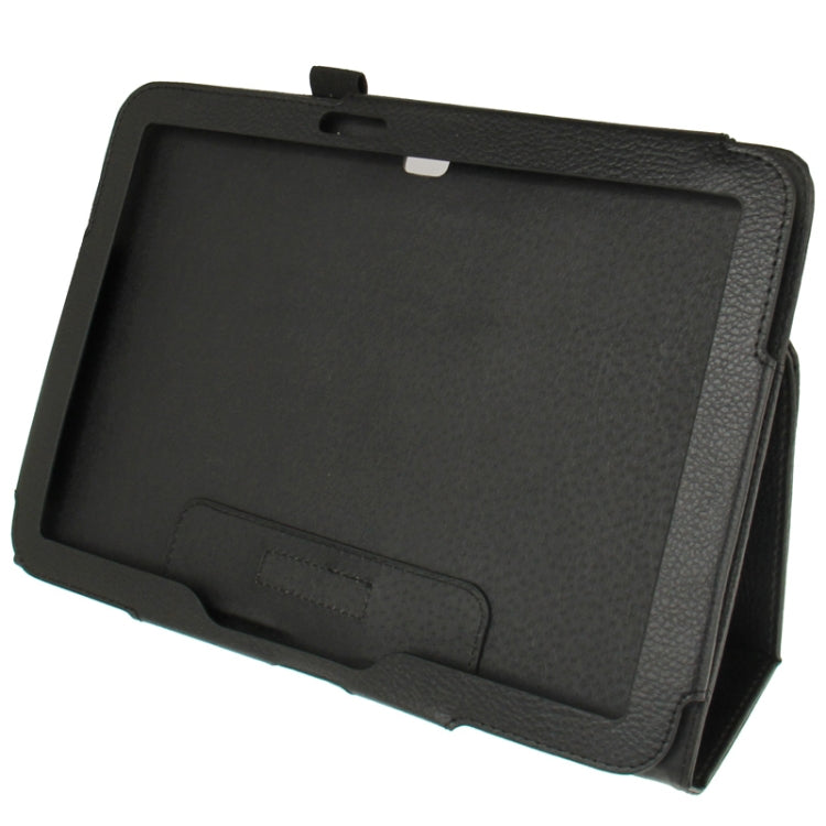 Litchi Texture Leather Case with Holder for Galaxy Tab 3 (10.1) / GT-P5200
