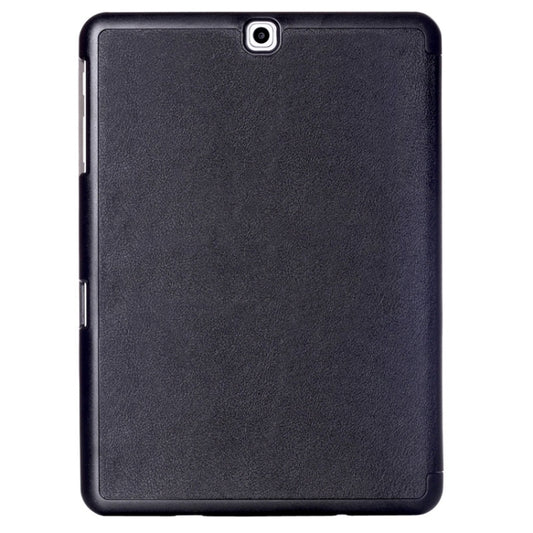 Custer Texture Horizontal Flip Leather Case with 3-folding Holder for Galaxy Tab S2 9.7 / T815