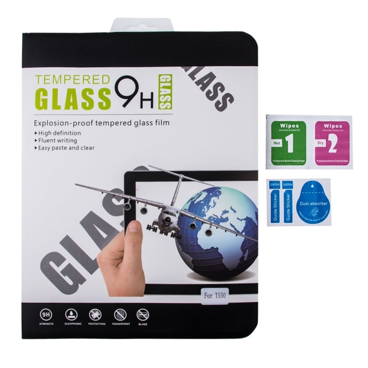 For Galaxy Tab A 9.7 / T550 / T555 0.4mm 9H+ Surface Hardness 2.5D Explosion-proof Tempered Glass Film, For Galaxy Tab A 9.7 / T550(1 PC)