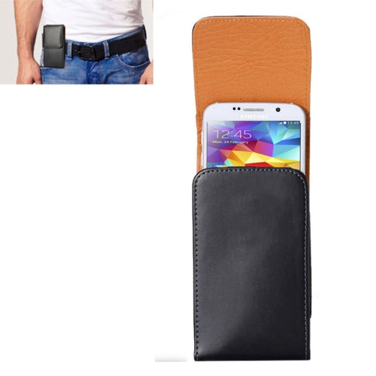 Crazy Horse Texture Vertical Flip Leather Case / Waist Bag with Back Splint and for iPhone X & Galaxy S5 / G900 & S7 / G935