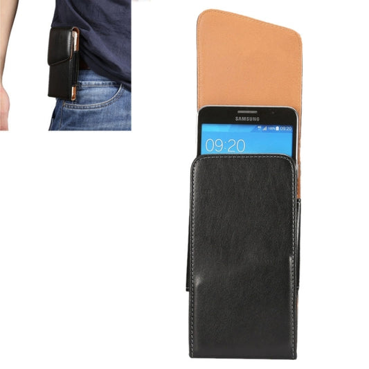 6.3 Inch Universal Lambskin Texture Vertical Flip Leather Case / Waist Bag with Rotatable Back Splint for Galaxy Mega 6.3 / i9200 / i9205 / I9208 & Mega 2 / G750 / G750F / G7502