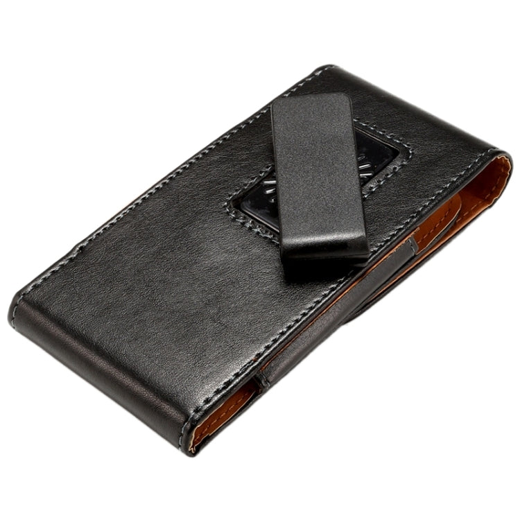 6.3 Inch Universal Lambskin Texture Vertical Flip Leather Case / Waist Bag with Rotatable Back Splint for Galaxy Mega 6.3 / i9200 / i9205 / I9208 & Mega 2 / G750 / G750F / G7502