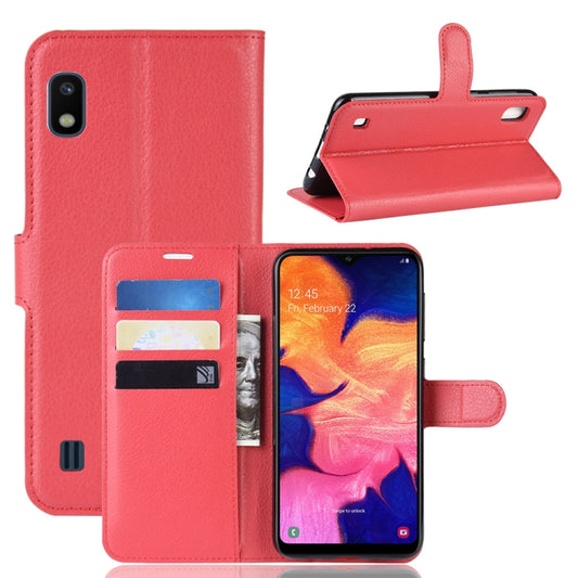 Litchi Texture Horizontal Flip Leather Case for Galaxy A10, with Wallet & Holder & Card Slots, For Galaxy A10 (1), For Galaxy A10 (1), For Galaxy A10