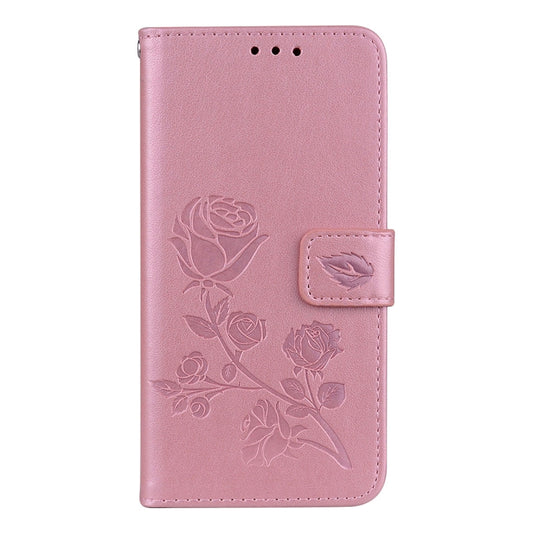 For Galaxy S9 Rose Embossed Horizontal Flip Environmental PU Leather Case with Holder & Card Slots & Wallet