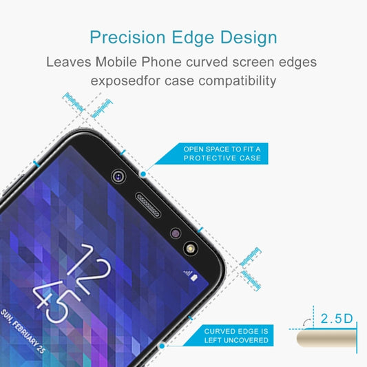 10 PCS 0.26mm 9H 2.5D Tempered Glass Film for Galaxy A6+ (2018), For Galaxy A6+ (2018)